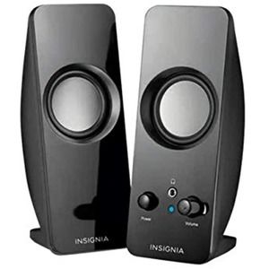 Power Stereo Speakers 2.0 w/Headphone Jack